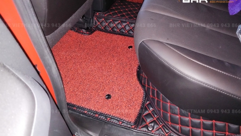 Thảm lót sàn ô tô 5D 6D cho xe Chevrolet Spark chuẩn form xe, che phủ toàn bộ sàn xe